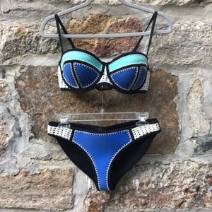 Triangl Blue Crochet Brigitte Blue Sky Bikini Set